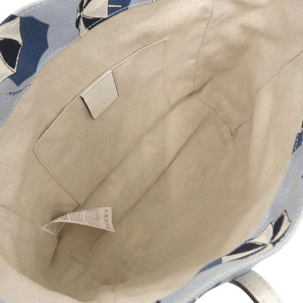 Gucci Kids Canvas Umbrella Tote Blue Canvas Good condition - Model View