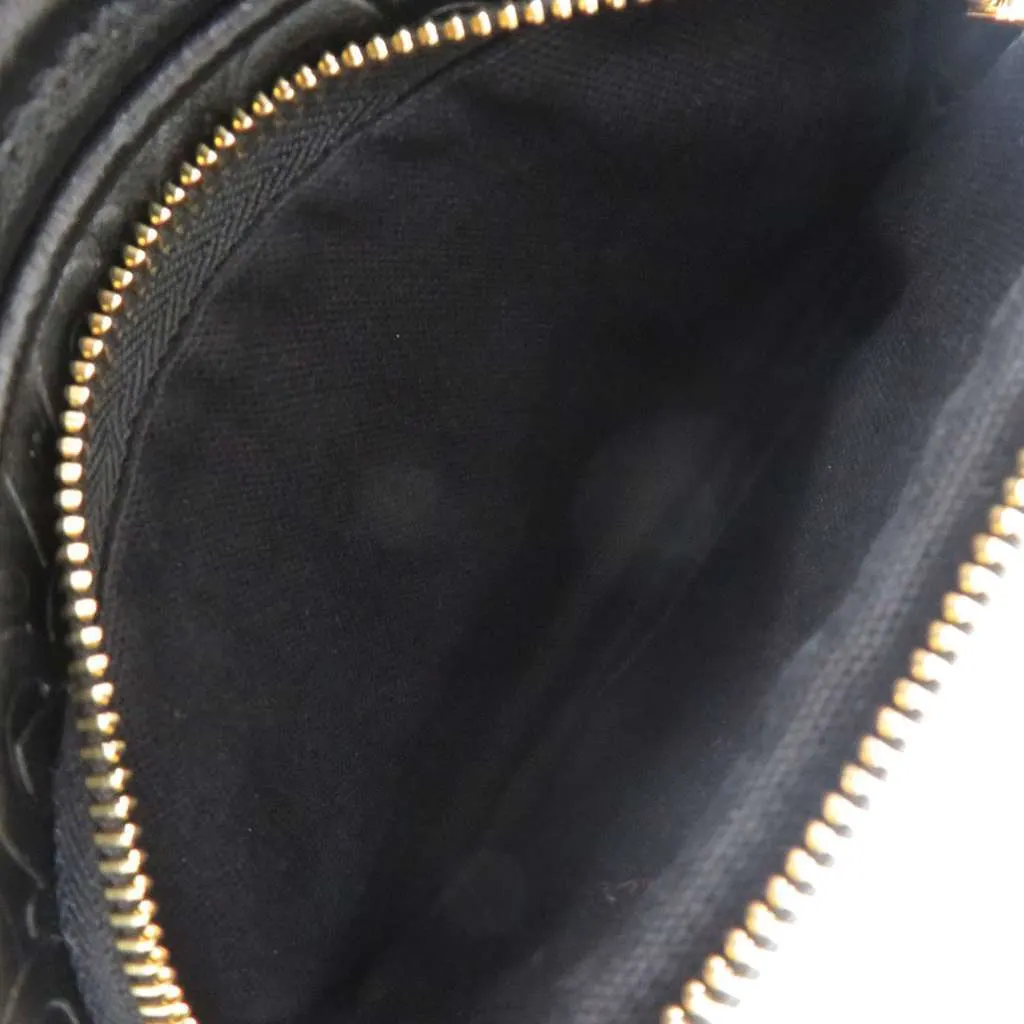 Burberry Embossed Calfskin TB Monogram Camera Chain Crossbody Black Leather Very good - Model View
