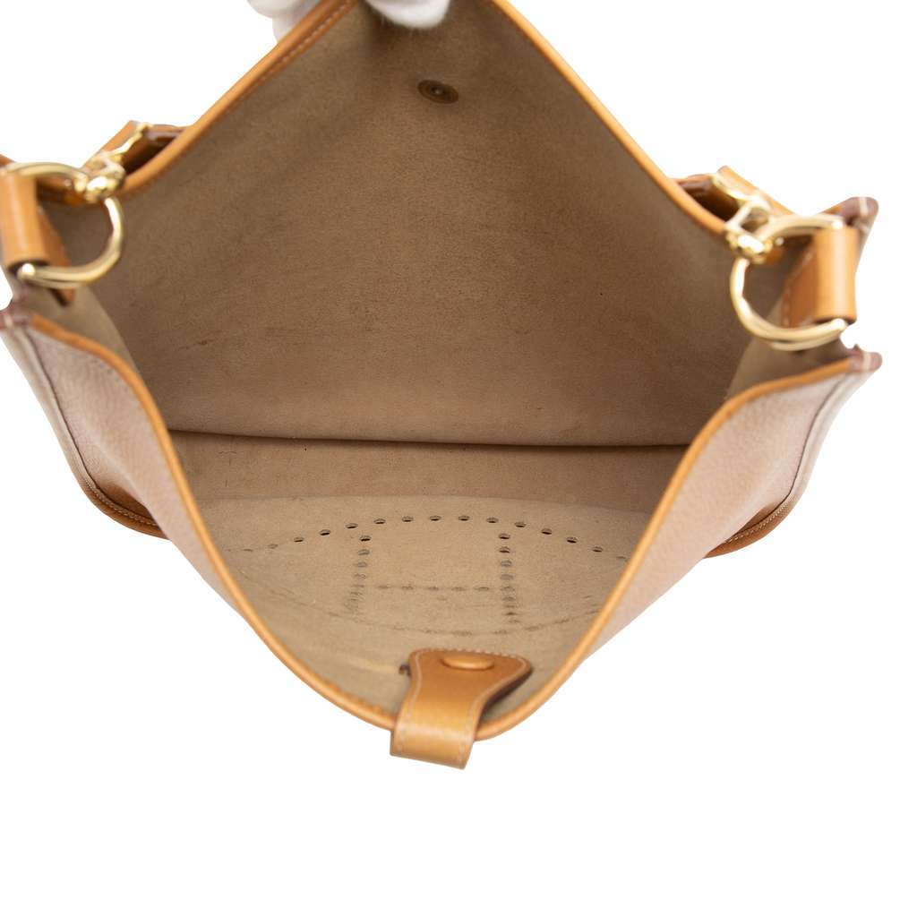 Hermès Clemence Evelyne I 33 Brown Leather Good condition - Model View