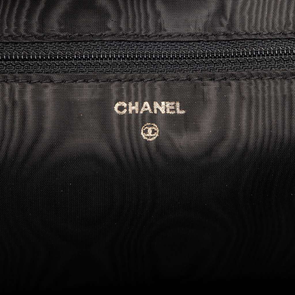 Chanel CC Caviar Documents Portfolio Clutch Black Leather Good condition - Box View