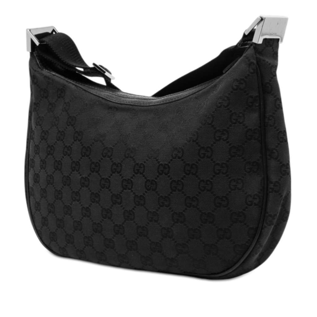 Gucci GG Canvas Crossbody Black Canvas Good condition - Back View