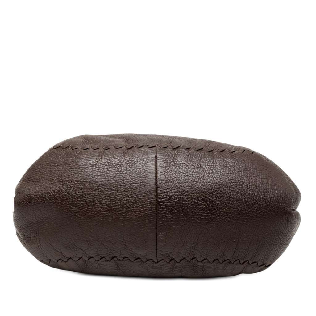 Bottega Veneta Cervo Hobo Bag Brown Leather Good condition - Inside View