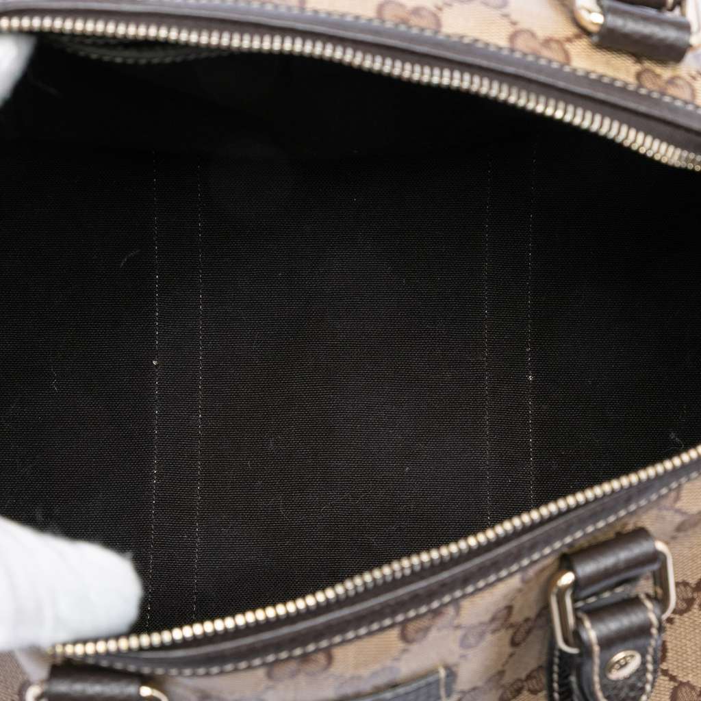 Gucci Medium GG Crystal Joy Boston Bag Beige Good condition - Model View