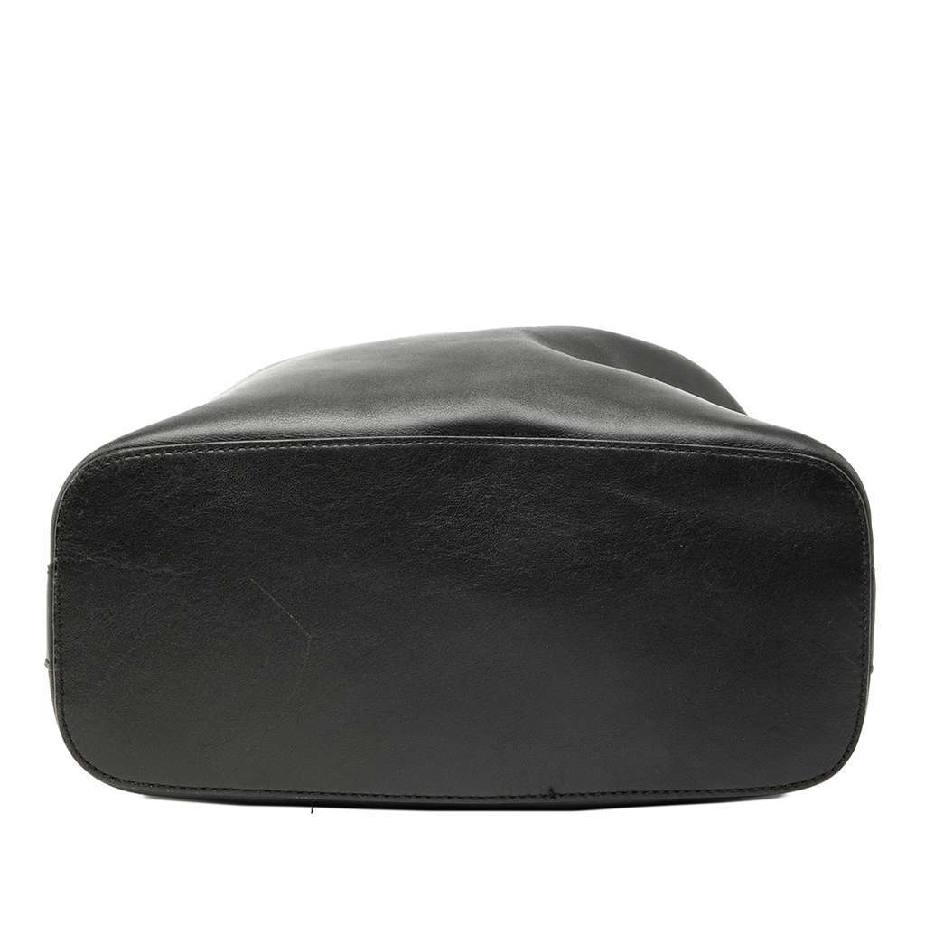 Gucci Leather Chain Shoulder Bag Black Leather Good condition - Inside View