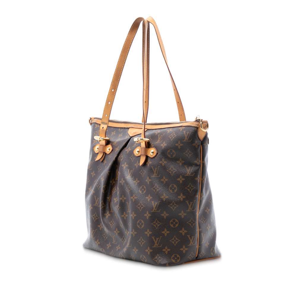Louis Vuitton Monogram Palermo GM Brown Good condition - Back View