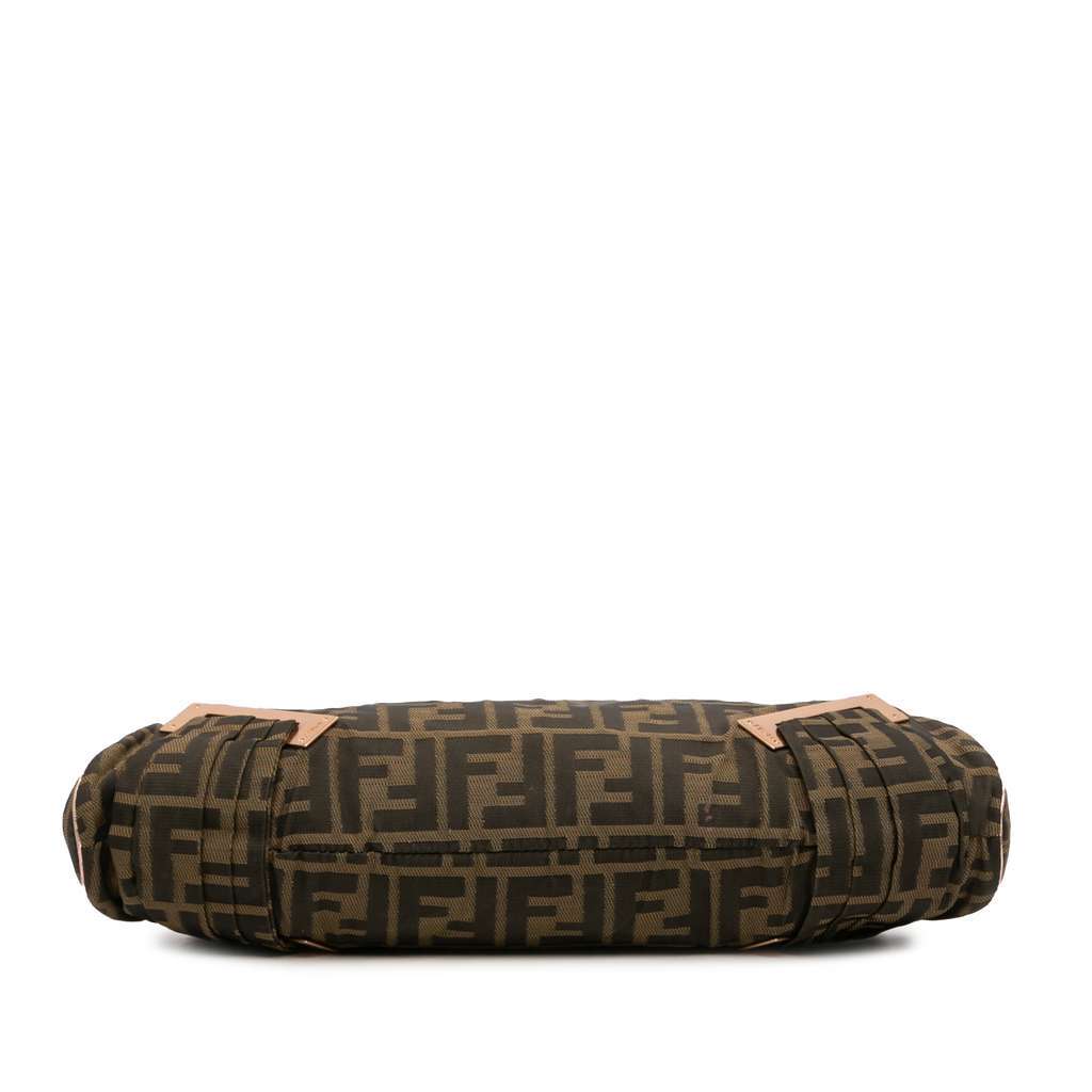 Fendi Zucca Canvas Smile Satchel Brown Canvas Good condition - Inside View