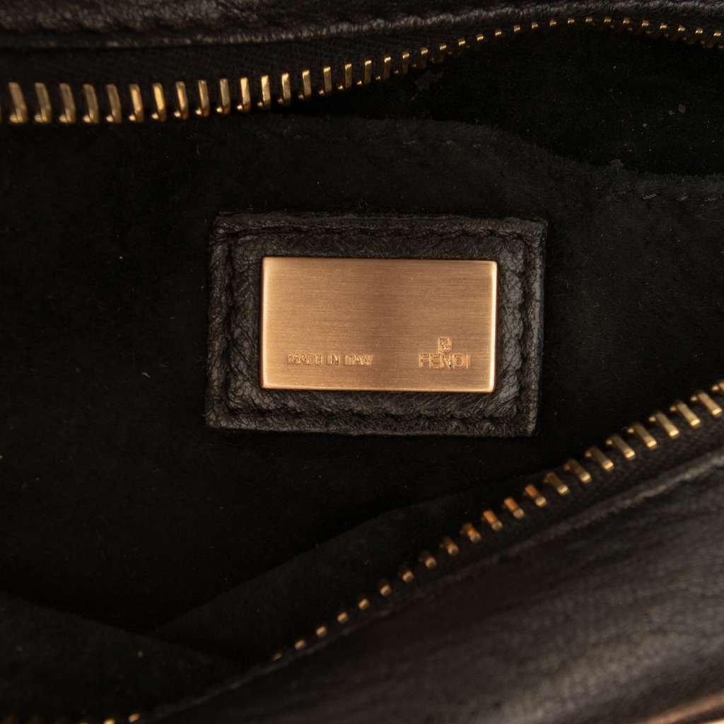 Fendi Zucca Canvas Smile Satchel Brown Canvas Good condition - Box View