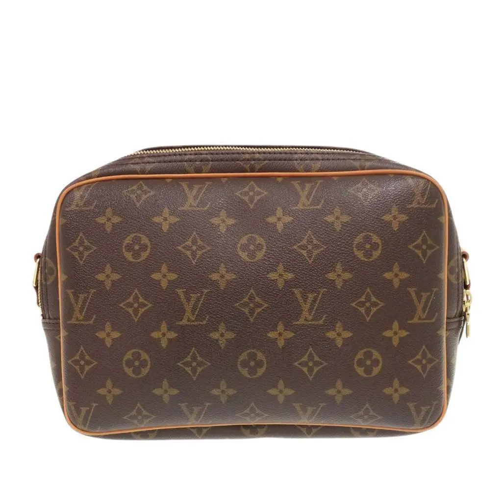 Louis Vuitton Monogram Reporter PM Brown Very good - Back View