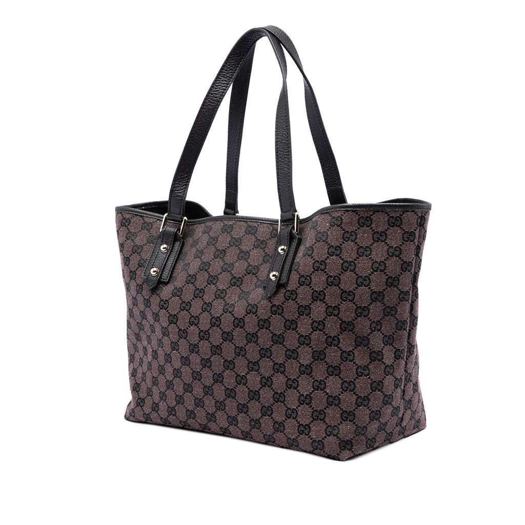 Gucci GG Canvas Tote Brown Canvas Good condition - Back View