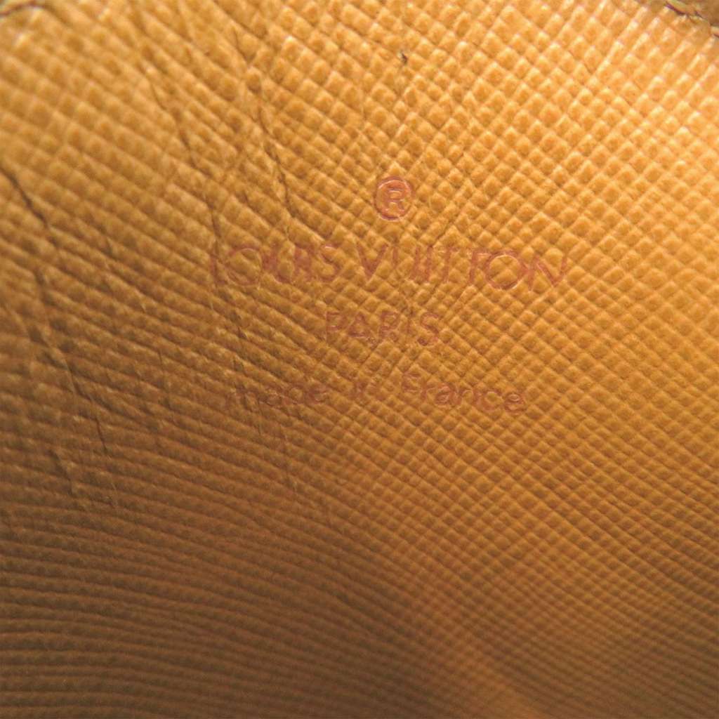 Louis Vuitton Monogram Mini Lin Round Coin Purse Beige Canvas Good condition - Box View