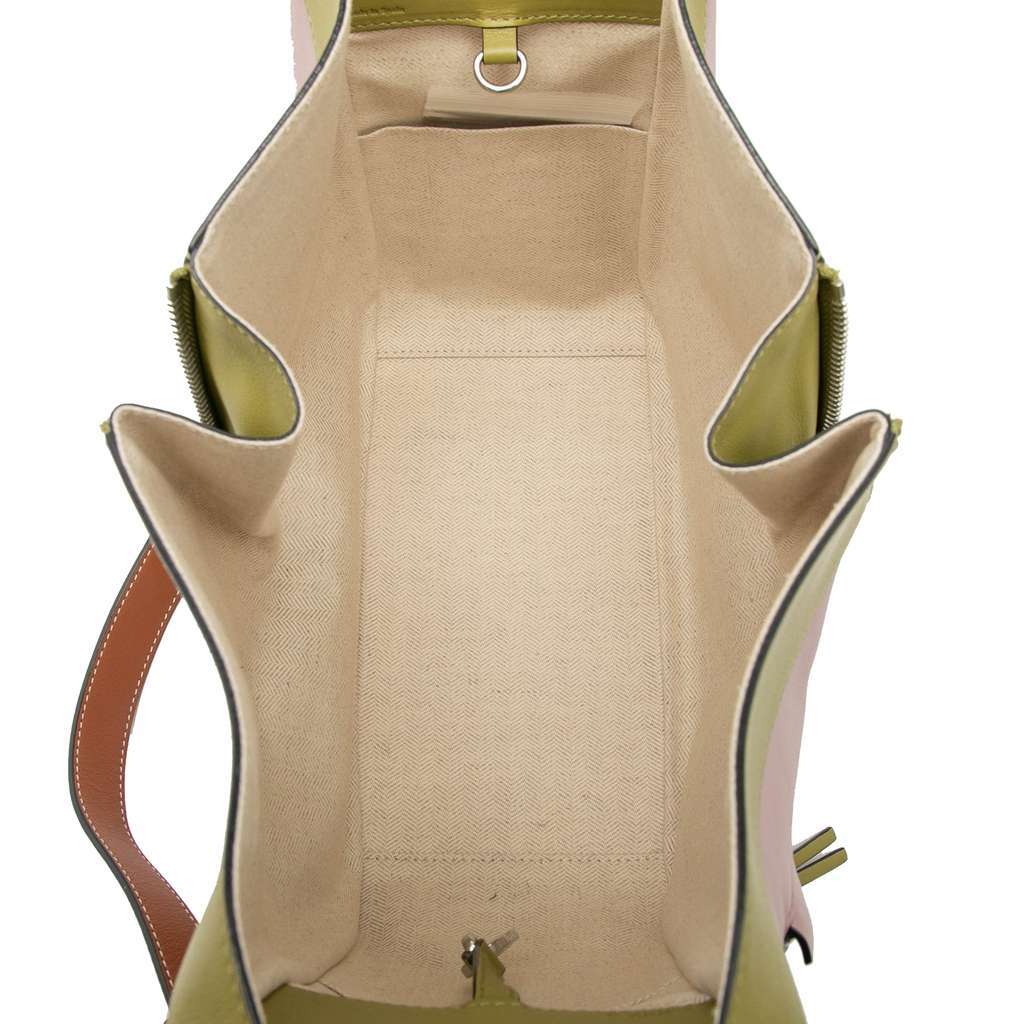 Loewe Small Multicolor Leather Hammock Satchel Brown Leather Good condition - Model View