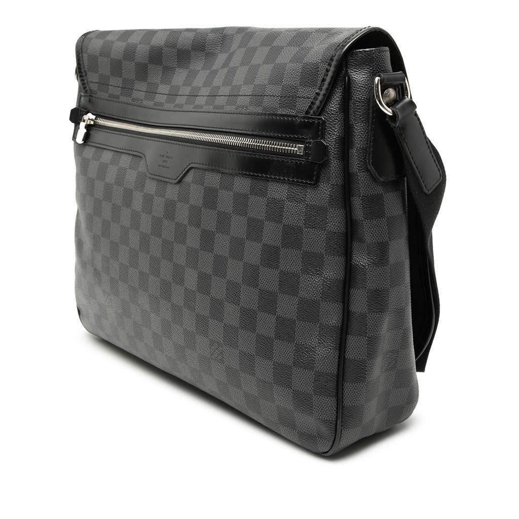 Louis Vuitton Damier Graphite Daniel GM Black Good condition - Back View
