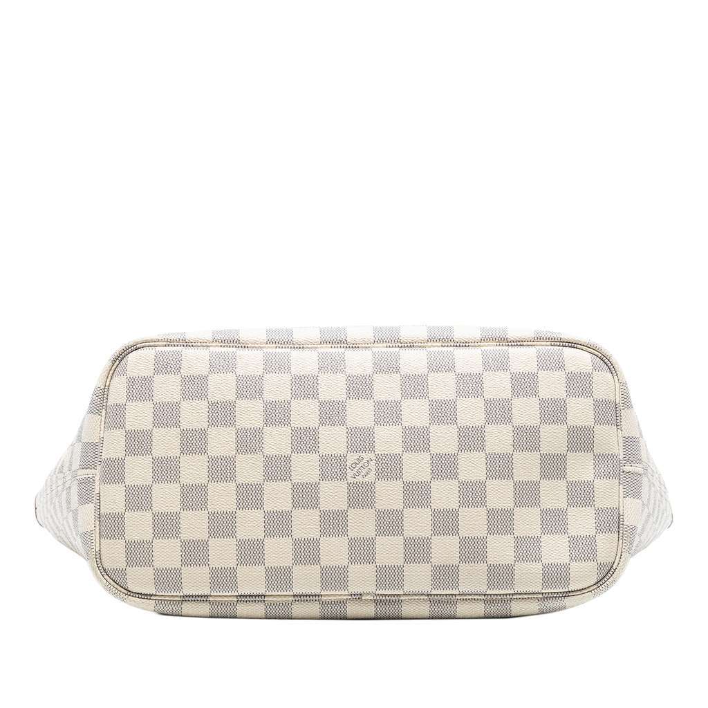 Louis Vuitton Damier Azur Neverfull MM White Good condition - Inside View
