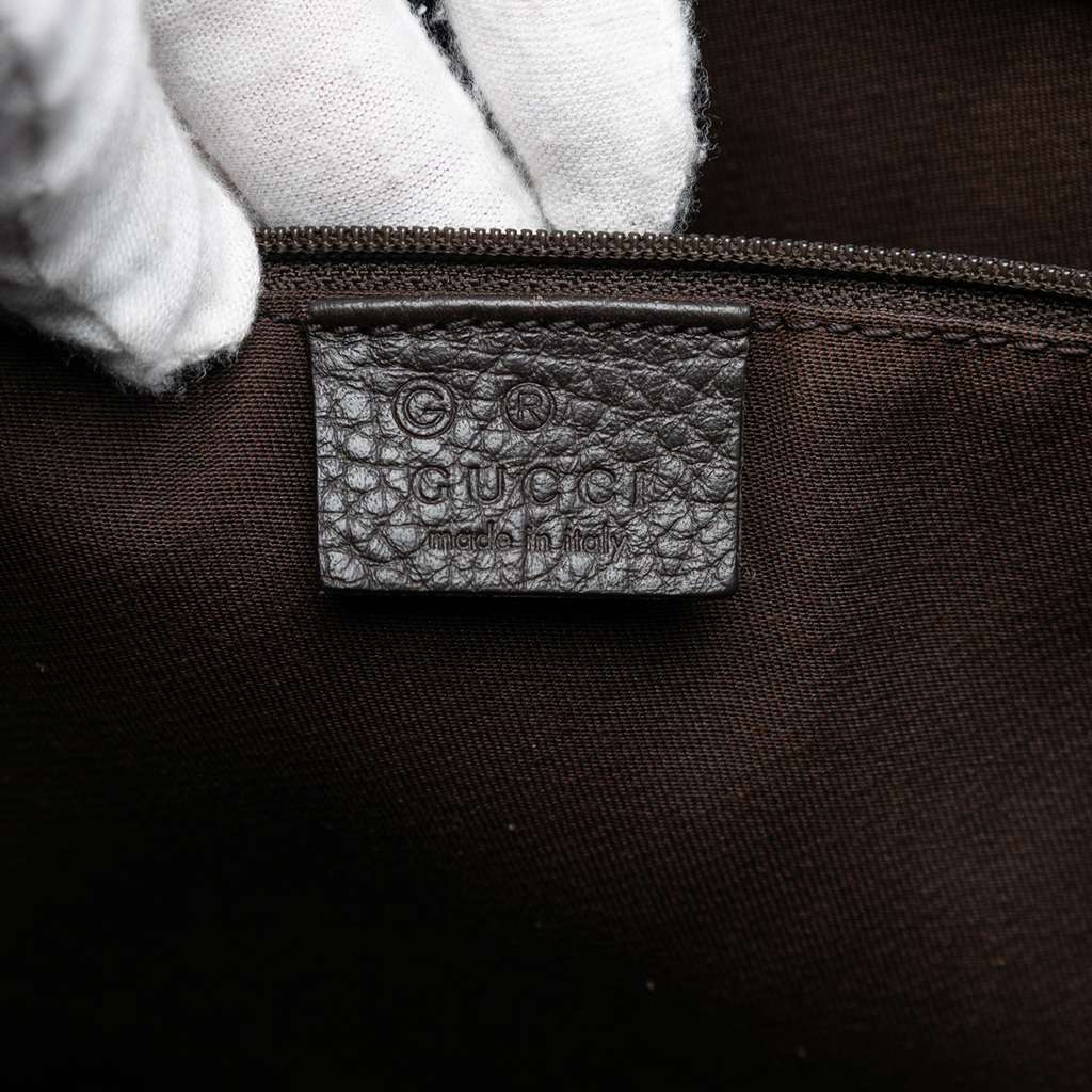 Gucci GG Nylon Abbey D Ring Pocket Tote Brown Good condition - Box View