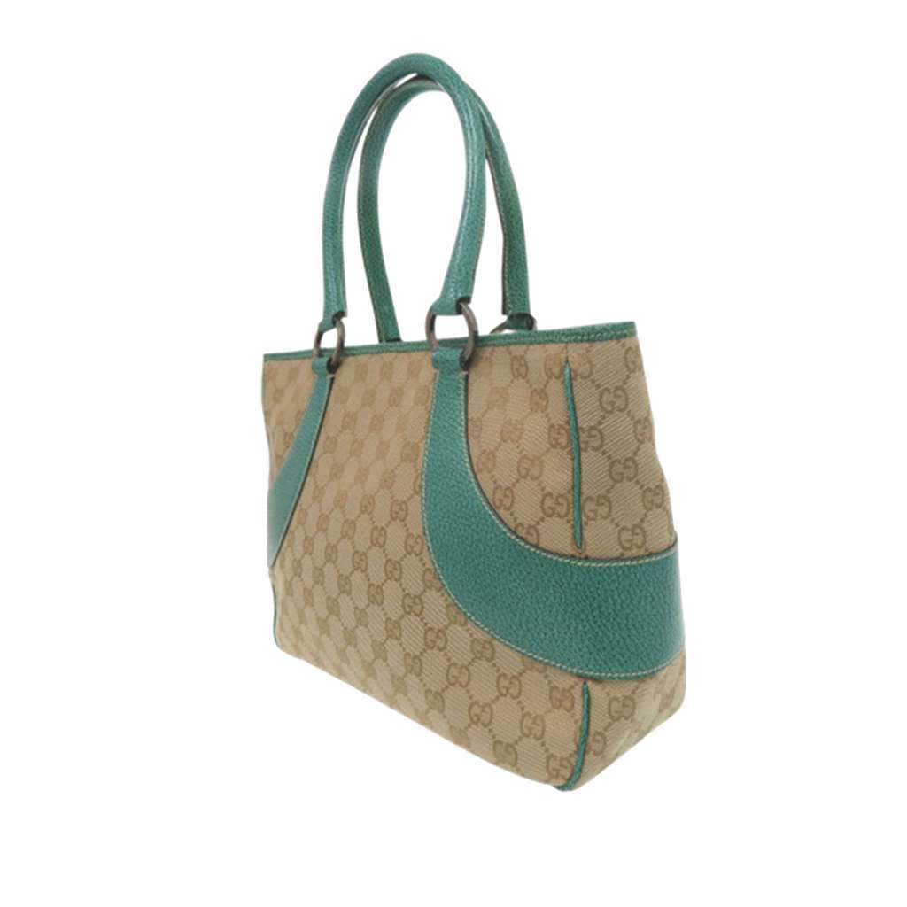 Gucci GG Canvas Tote Beige Canvas Good condition - Back View
