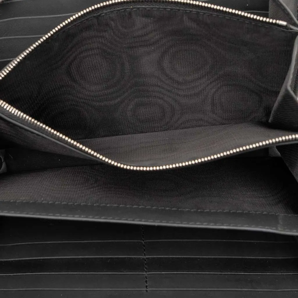 Gucci Suede Dionysus Wallet on Chain Black Leather Very good - Model View