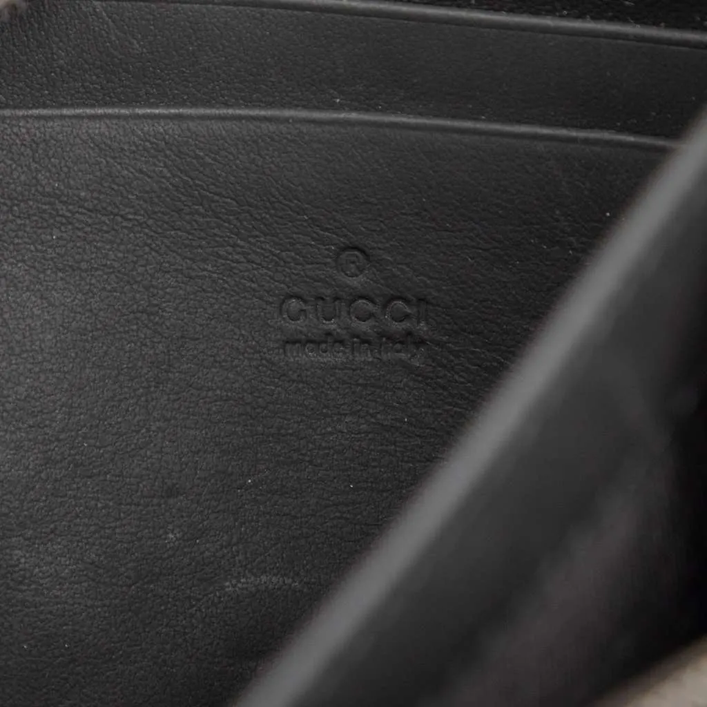 Gucci Suede Dionysus Wallet on Chain Black Leather Very good - Box View