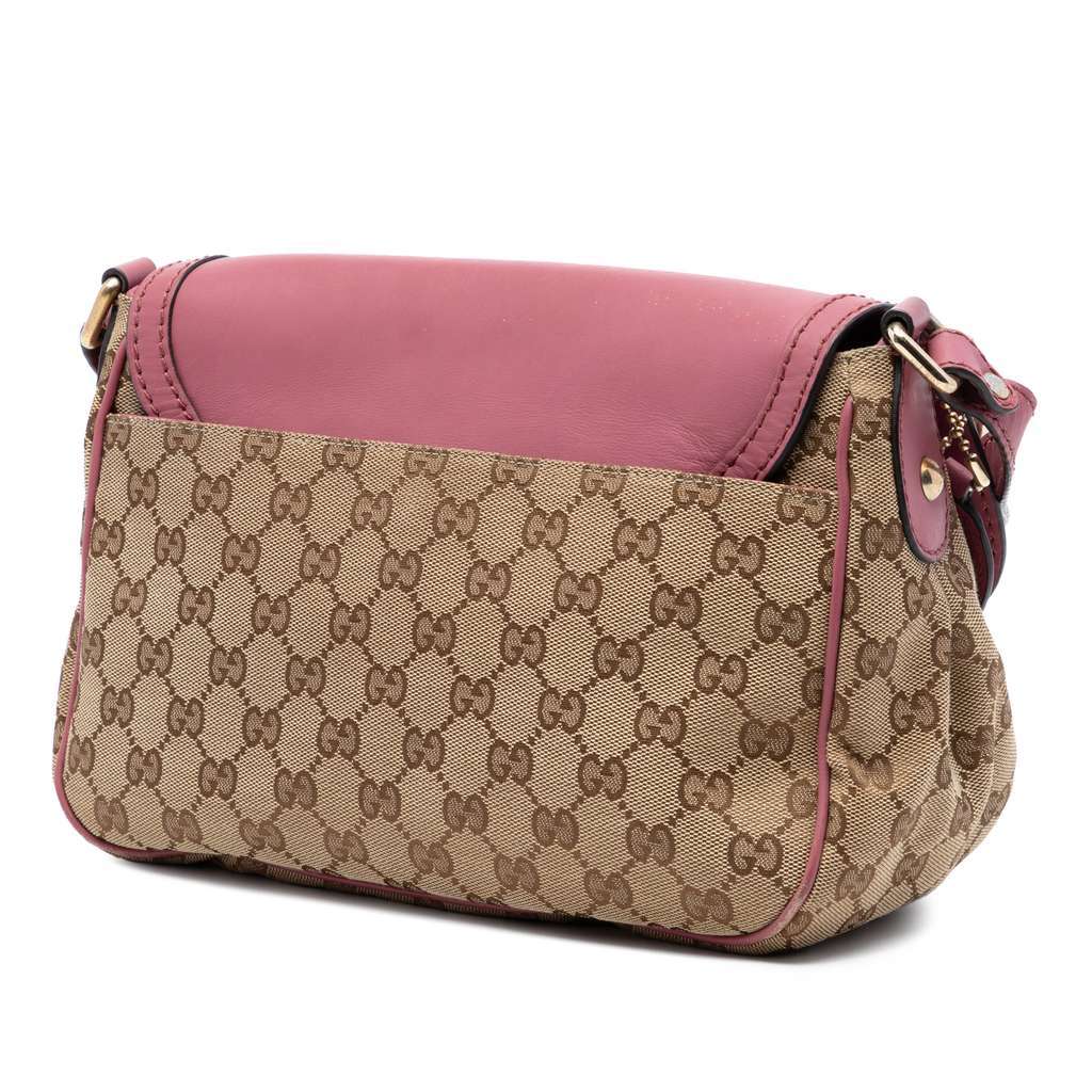 Gucci GG Canvas Sukey Crossbody Beige Good condition - Back View