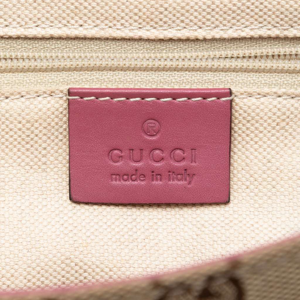 Gucci GG Canvas Sukey Crossbody Beige Good condition - Box View