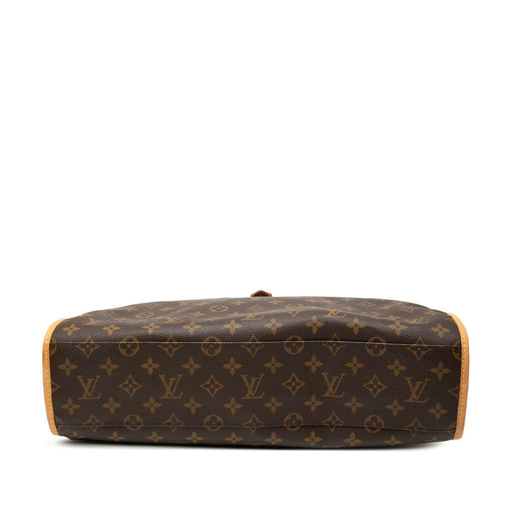 Louis Vuitton Monogram Rivoli Briefcase Brown Good condition - Inside View