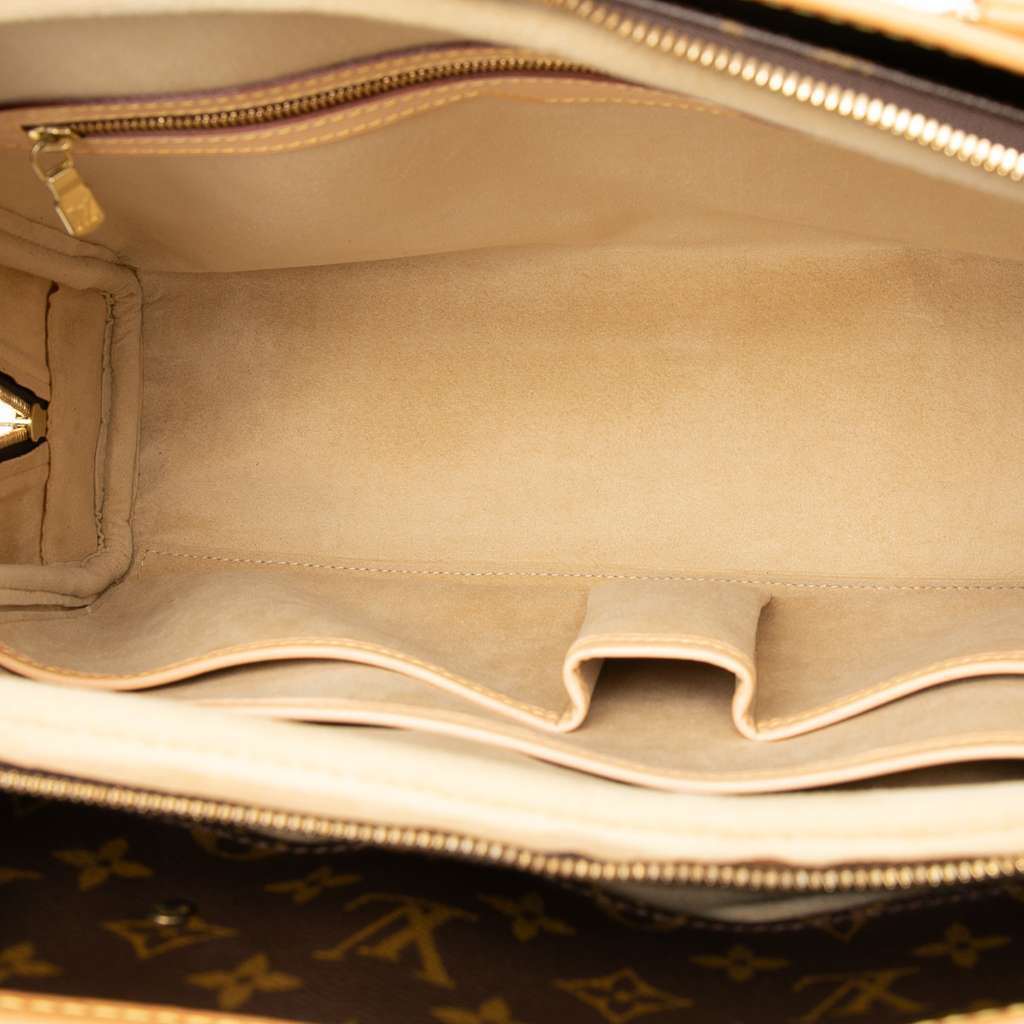 Louis Vuitton Monogram Rivoli Briefcase Brown Good condition - Model View