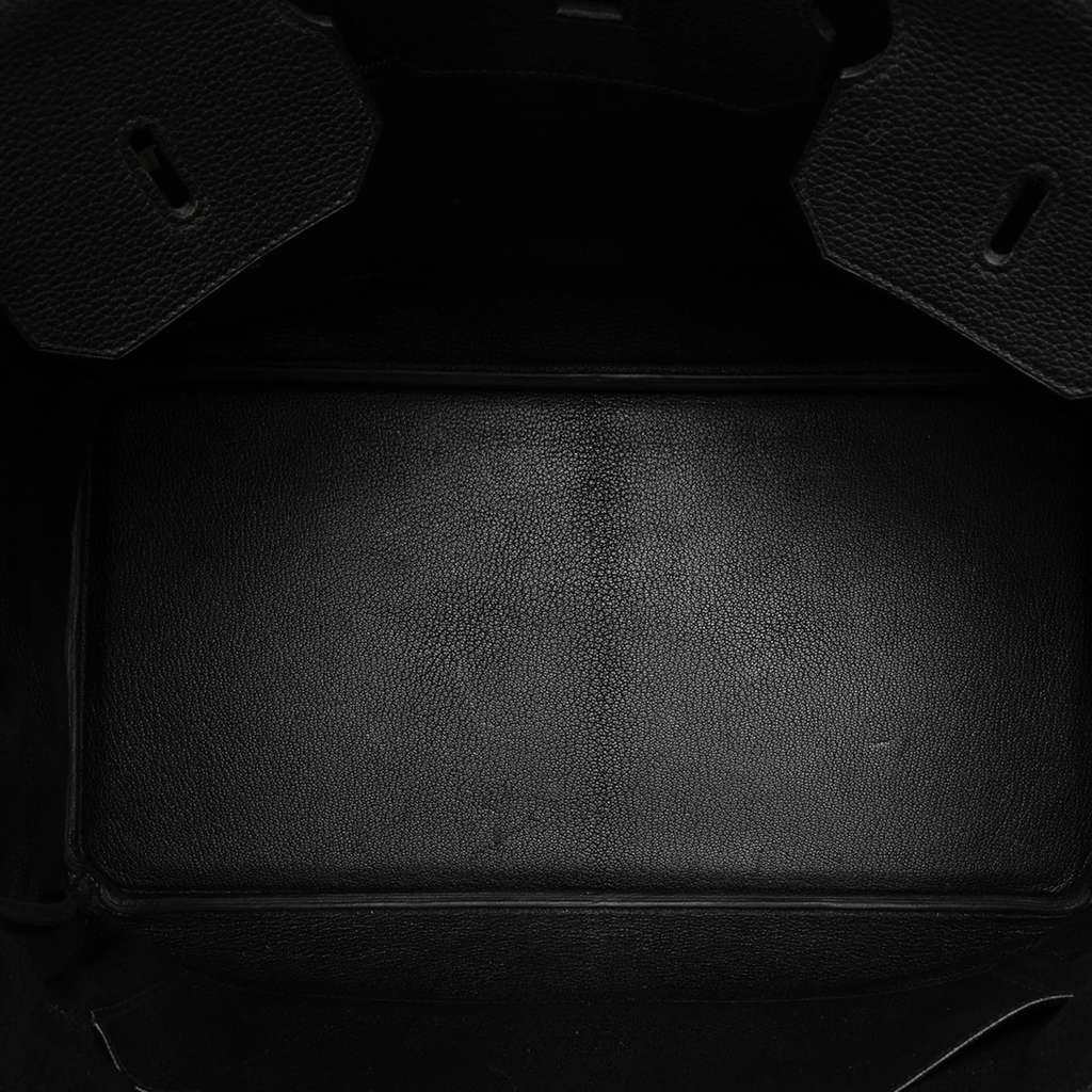 Hermès Togo Birkin Retourne 40 Black Leather Good condition - Model View