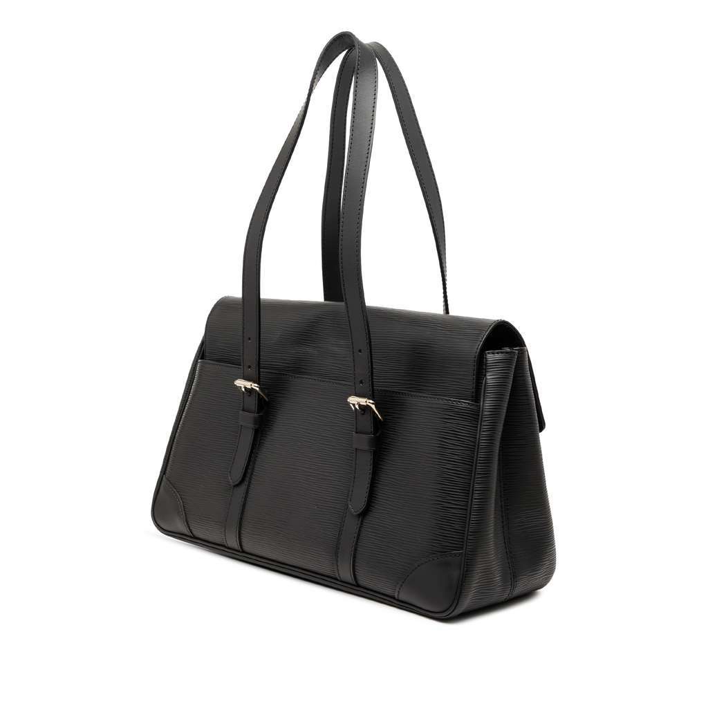 Louis Vuitton Epi Segur MM Black Leather Good condition - Back View