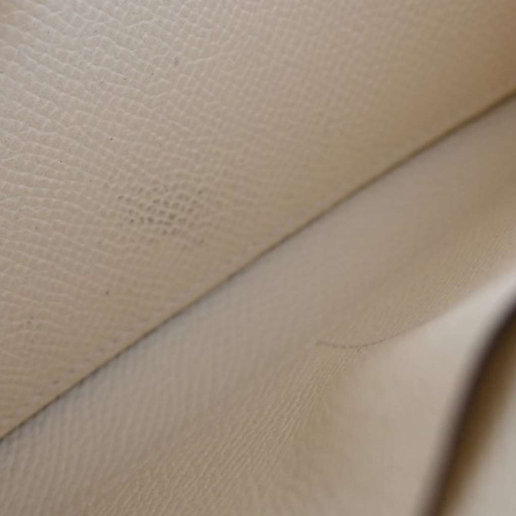 Hermès Epsom Kelly To Go Wallet White Leather Good condition - Box View