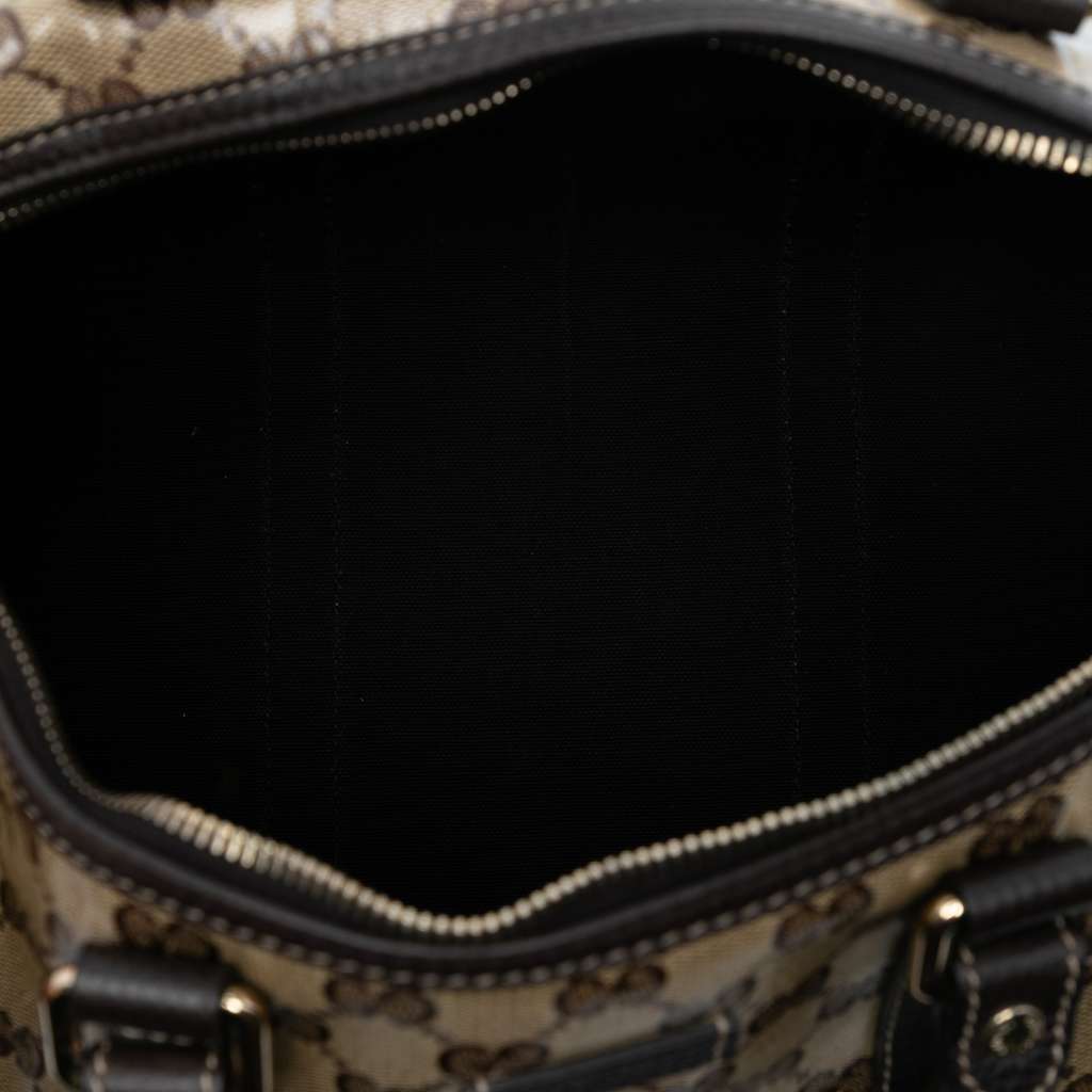 Gucci Medium GG Crystal Joy Boston Bag Beige Good condition - Model View