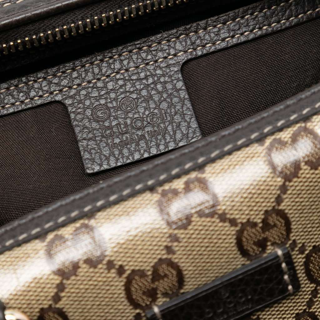 Gucci Medium GG Crystal Joy Boston Bag Beige Good condition - Box View