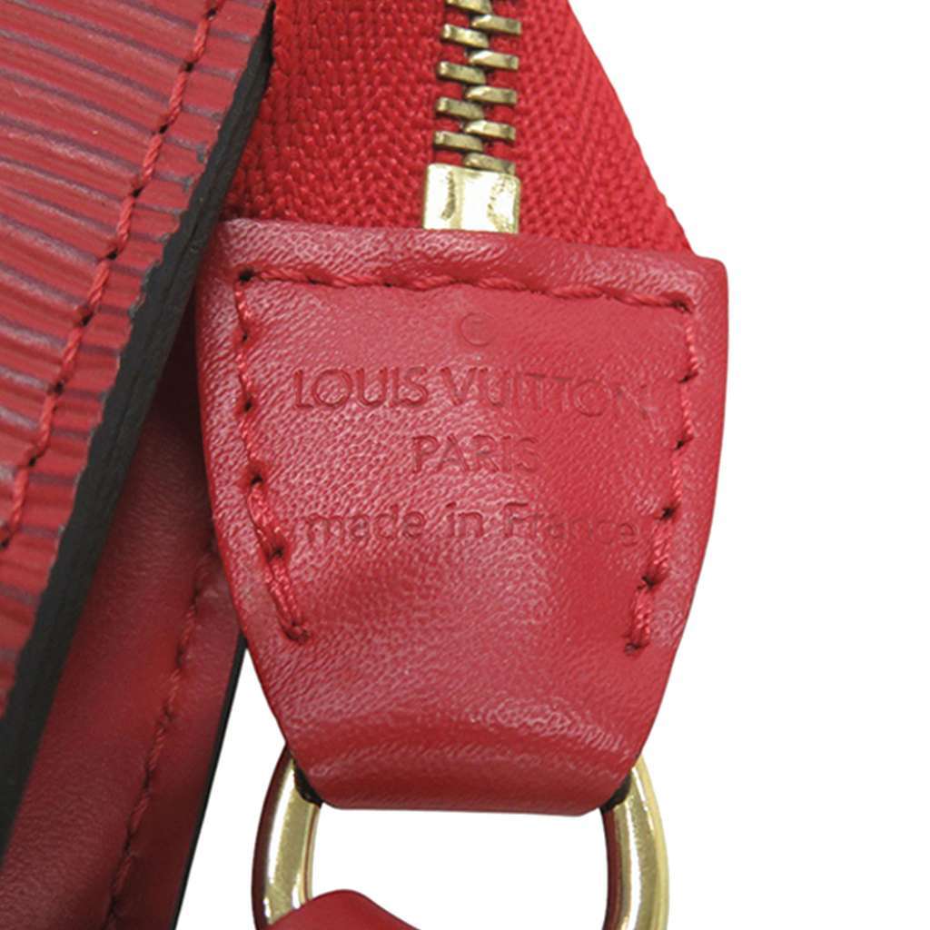 Louis Vuitton Epi Pochette Accessoires Red Leather Good condition - Model View