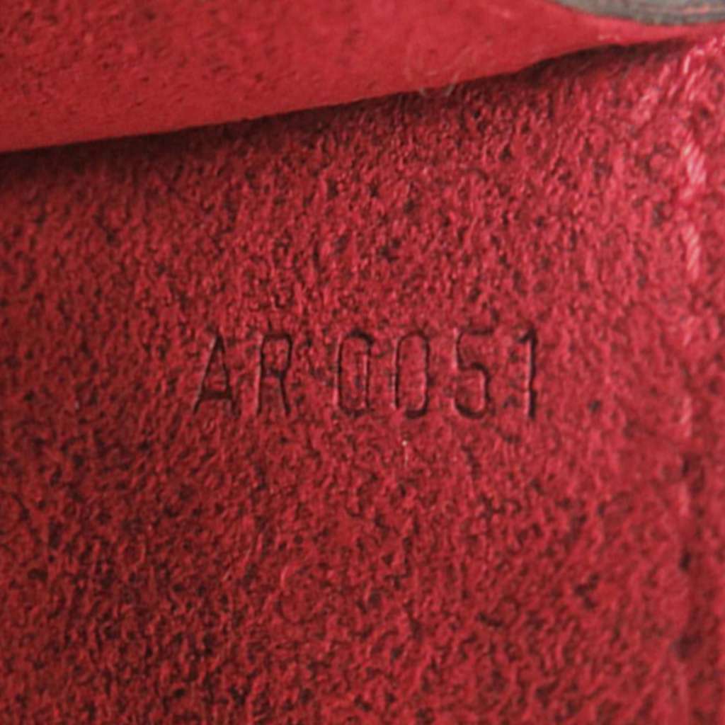 Louis Vuitton Epi Pochette Accessoires Red Leather Good condition - Box View