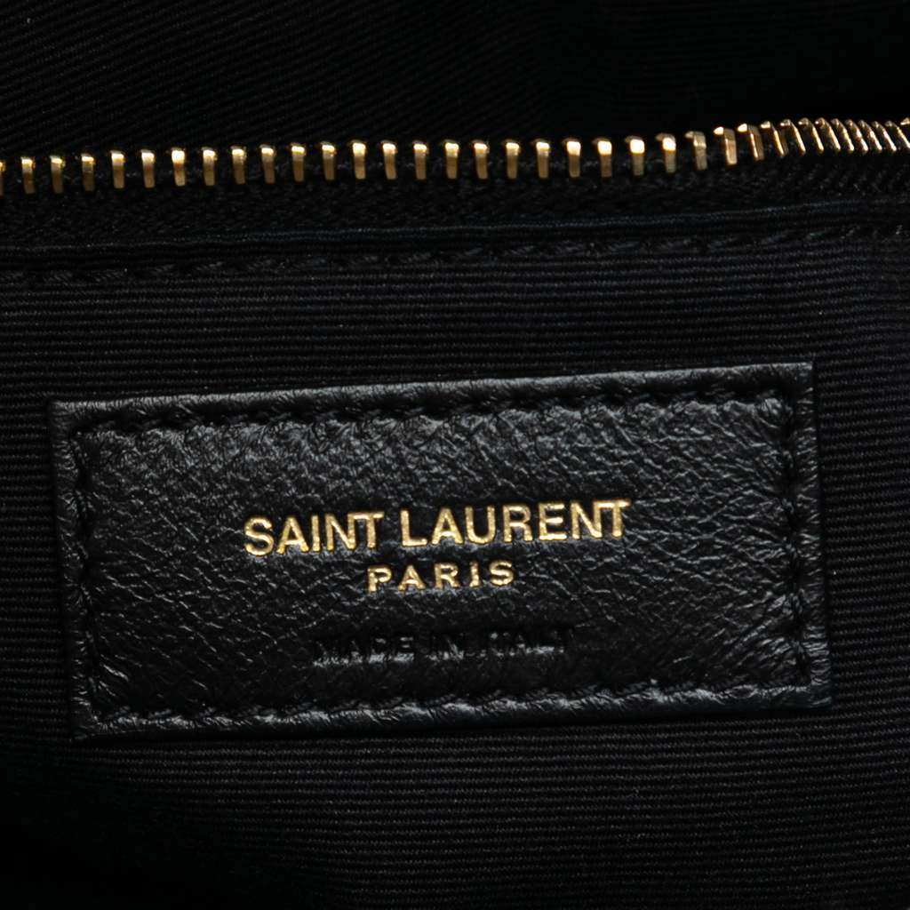 Saint Laurent Toy Matelasse Boucle Tweed Monogram LouLou Puffer Crossbody White Tweed Good condition - Box View