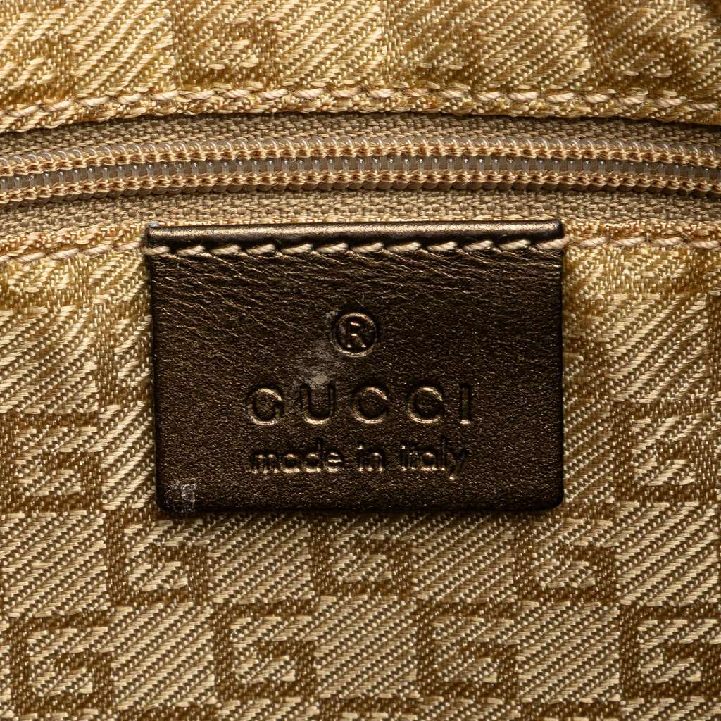 Gucci Canvas Web Jackie Shoulder Bag Brown Canvas Good condition - Box View