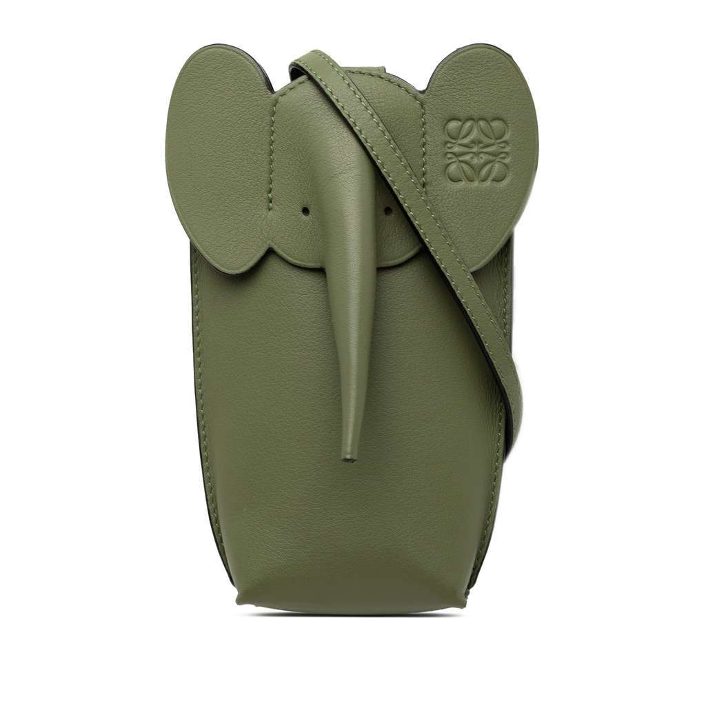 Loewe Leather Elephant Pocket Crossbody