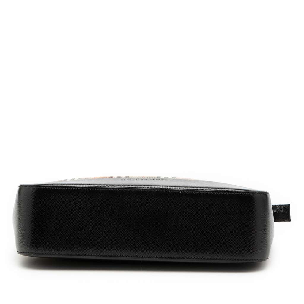 Burberry Haymarket Check Canvas Tote Beige Canvas Good condition - Inside View