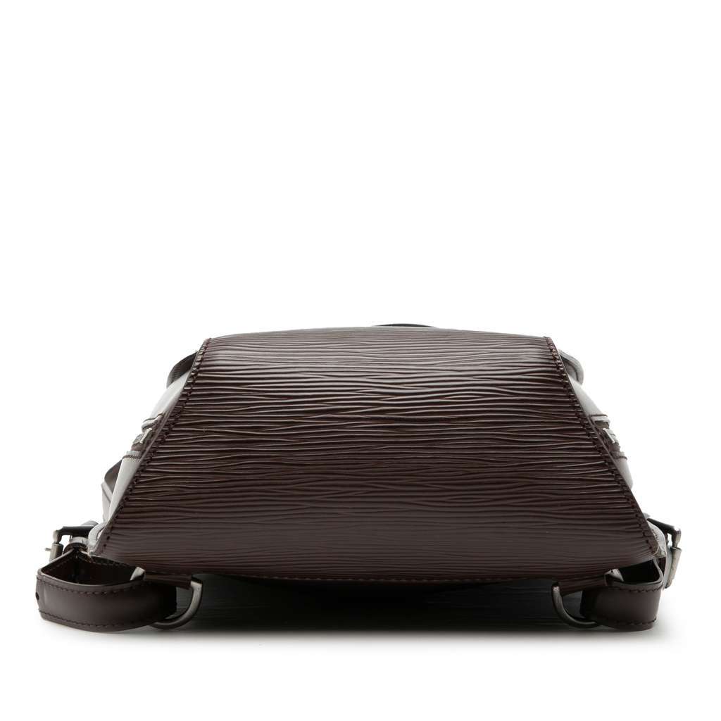 Louis Vuitton Epi Mabillon Brown Leather Good condition - Inside View