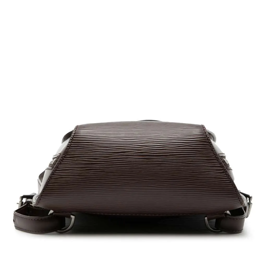 Louis Vuitton Epi Mabillon Brown Leather Very good - Inside View