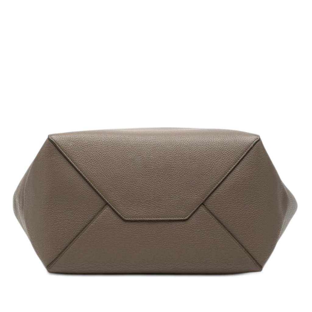 Celine Small Grained Calfskin Phantom Cabas Tote Brown Leather Good condition - Inside View