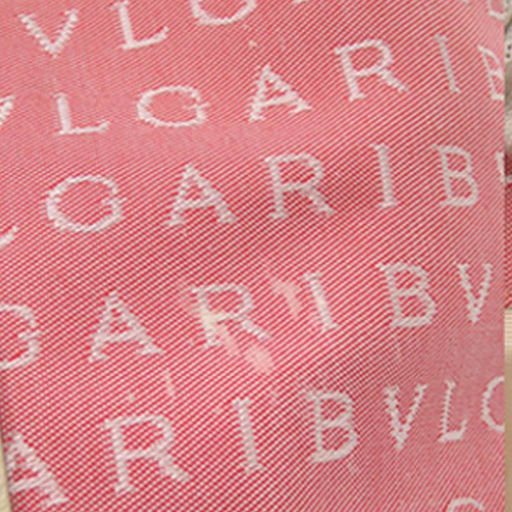 Bvlgari Logomania Canvas Tote Pink Canvas Very good - Box View