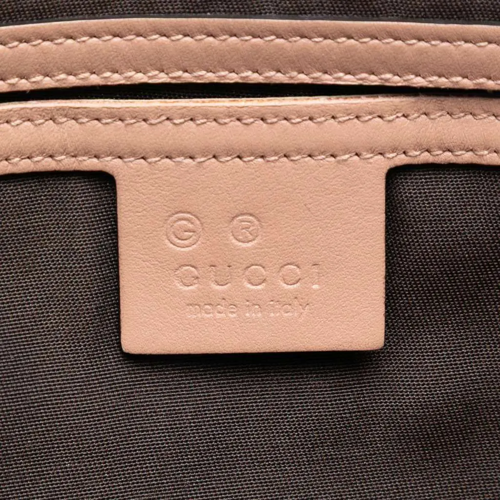 Gucci Medium Guccissima Joy Boston Bag Brown Leather Very good - Box View