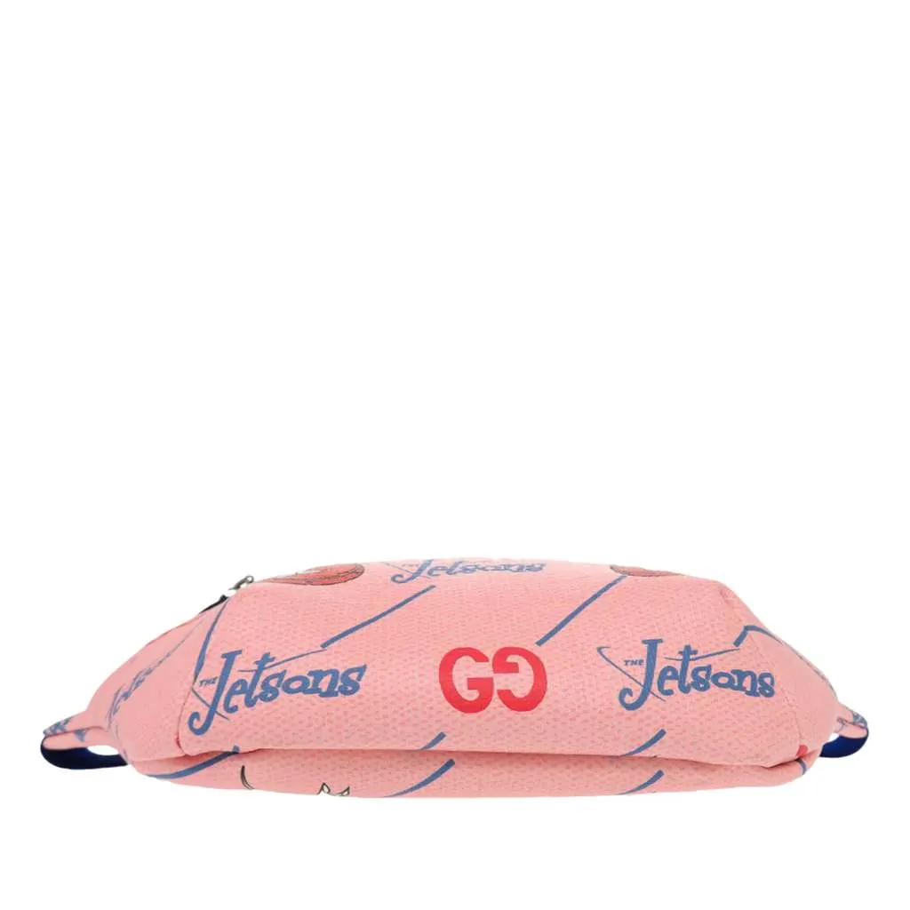 Gucci The Jetsons Kids Interlocking G Coated Canvas Astro Belt Bag Pink Canvas Very good - Inside View