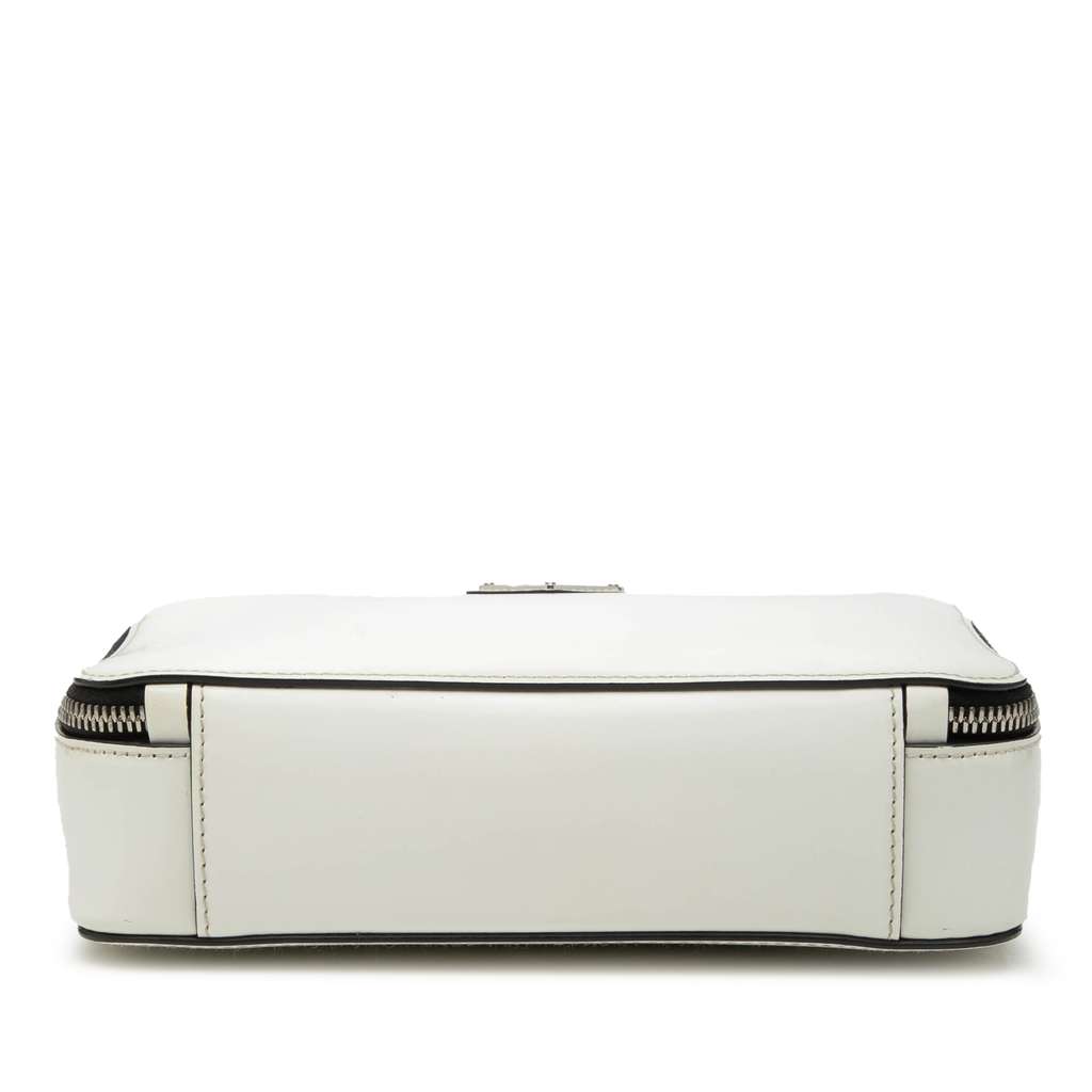 Prada Medium Saffiano Brique Satchel White Leather Good condition - Inside View