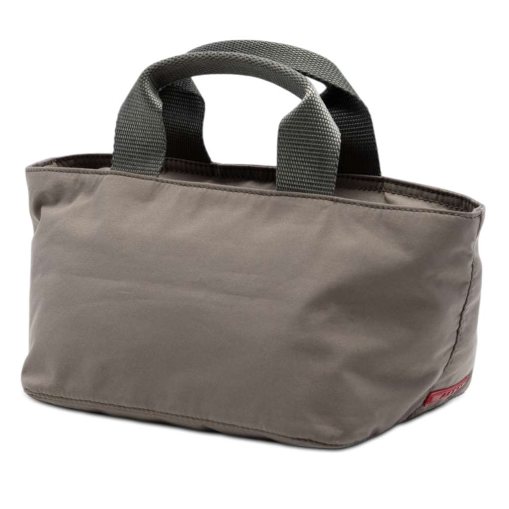 Prada Tessuto Handbag Grey Good condition - Back View