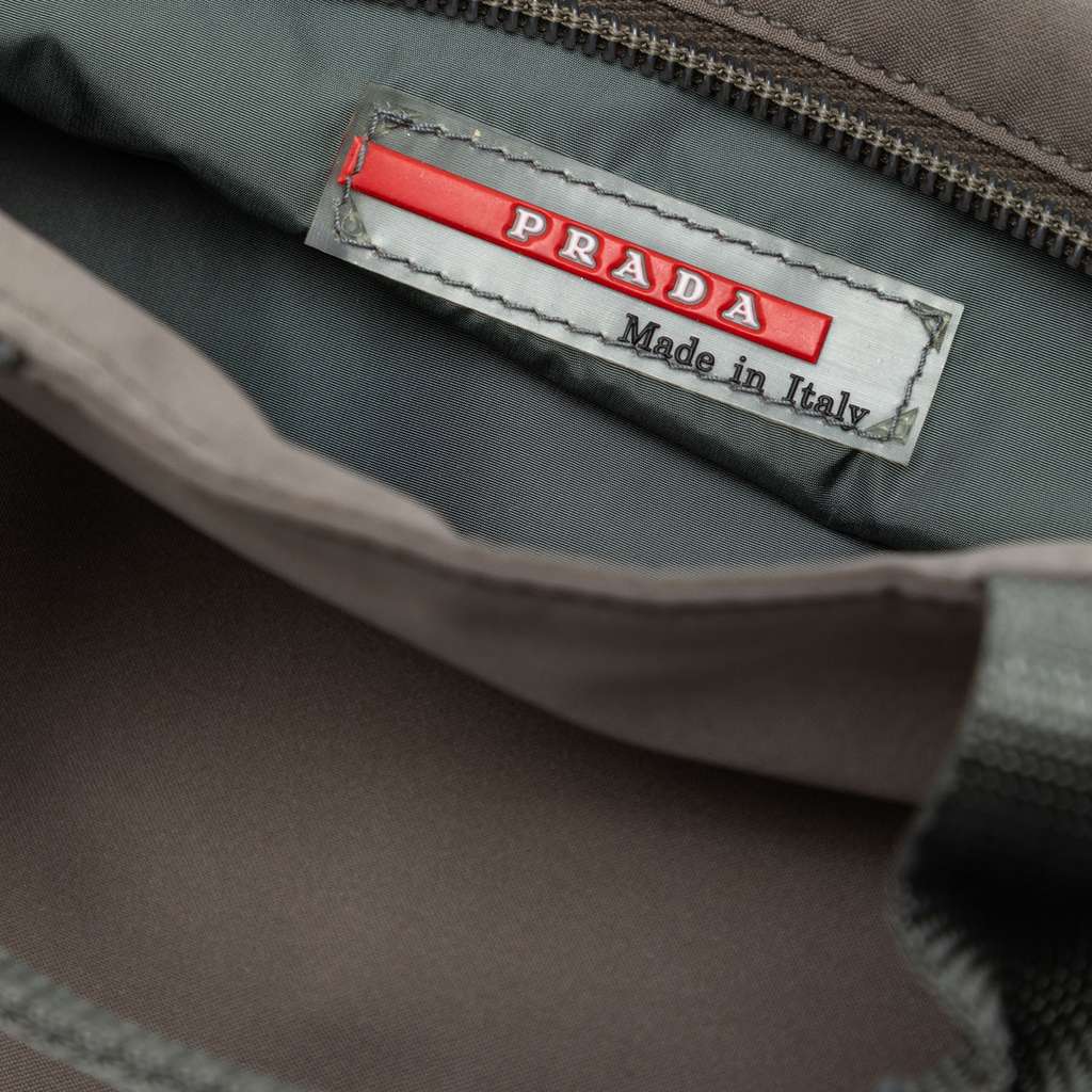 Prada Tessuto Handbag Grey Good condition - Box View
