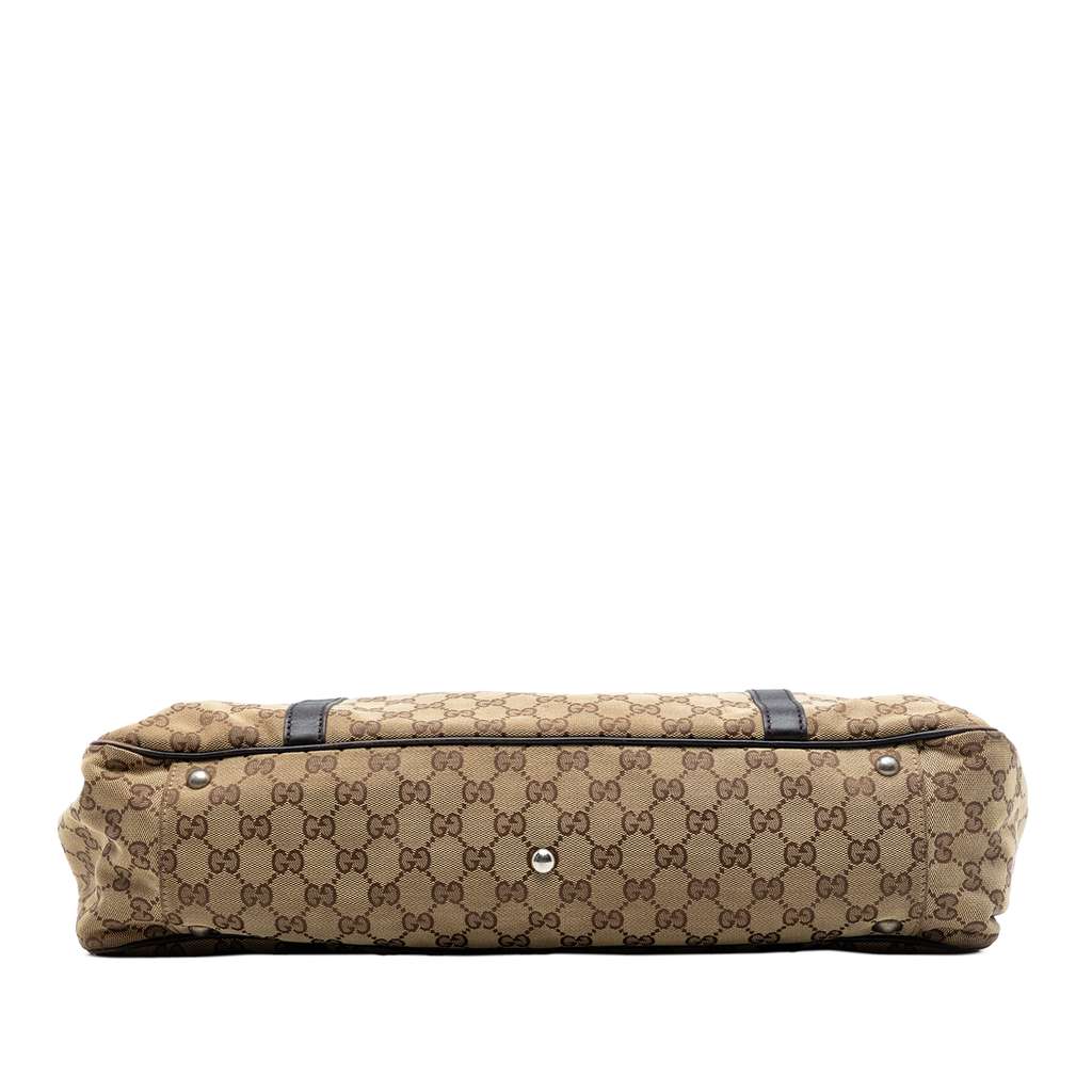 Gucci Large GG Canvas Twins Tote Beige Good condition - Inside View