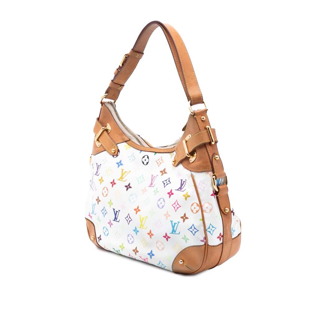 Louis Vuitton Monogram Multicolore Greta White Good condition - Back View
