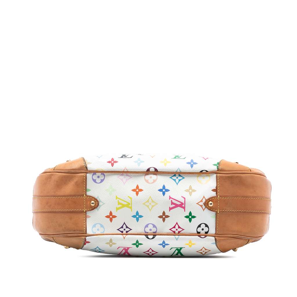 Louis Vuitton Monogram Multicolore Greta White Good condition - Inside View