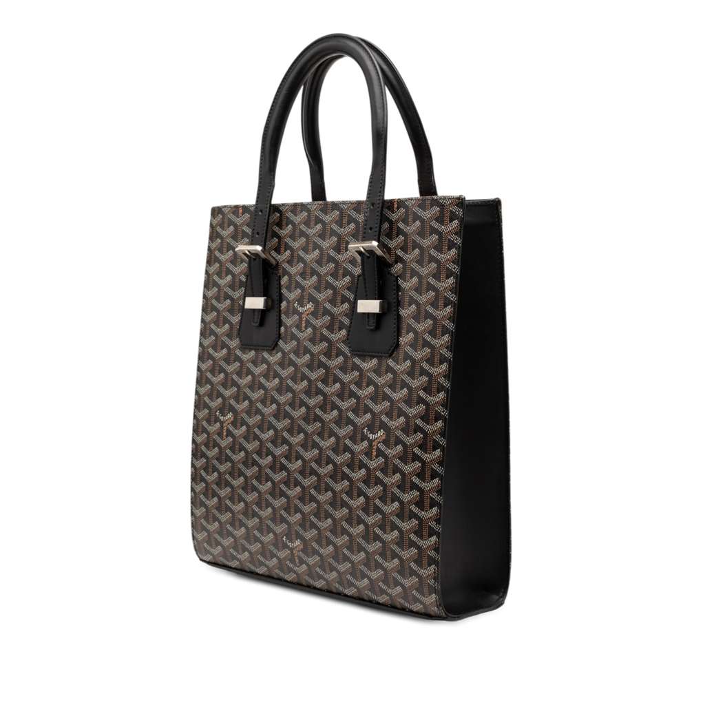 Goyard Goyardine Comores PM Black Canvas Good condition - Back View