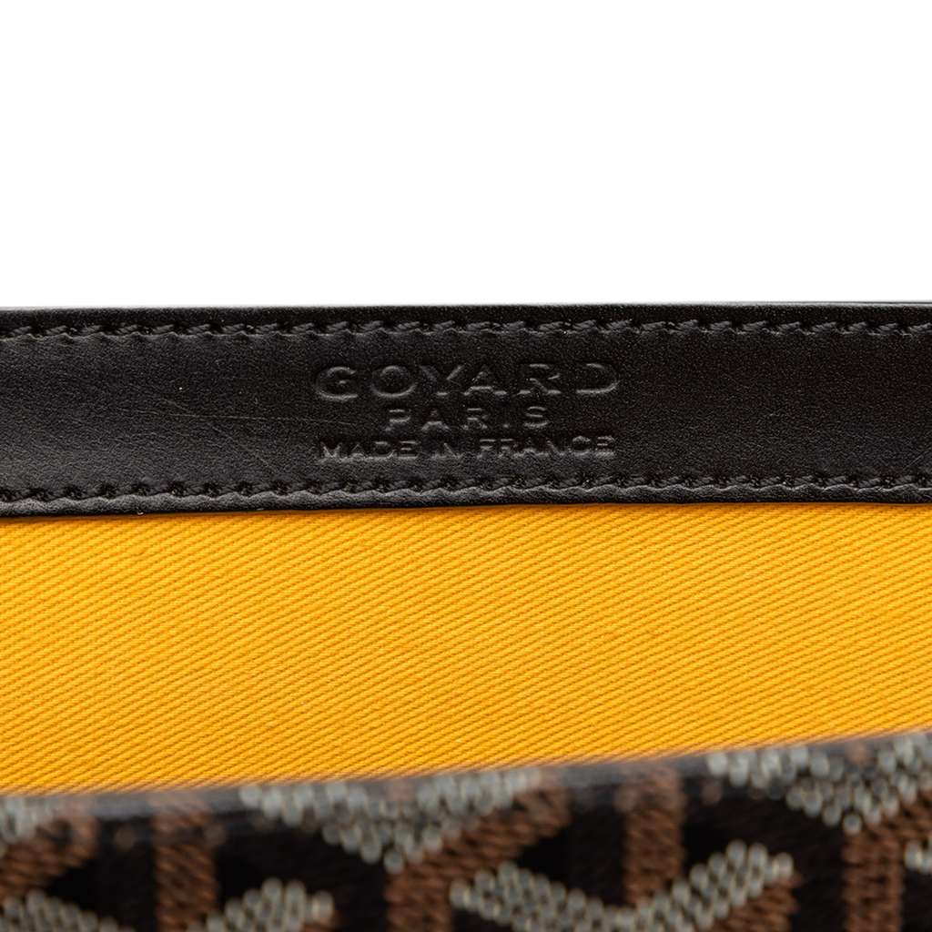 Goyard Goyardine Comores PM Black Canvas Good condition - Box View